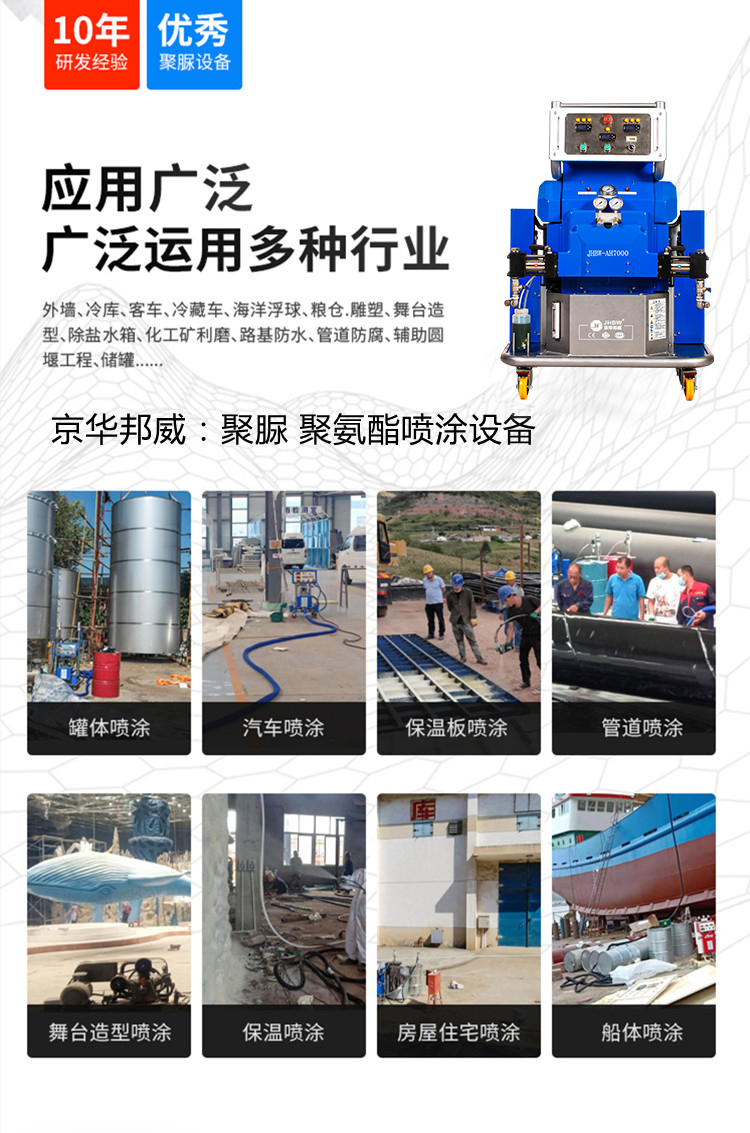 “京華邦威牌”小型聚氨酯噴涂機(jī)，噴涂效果就是好